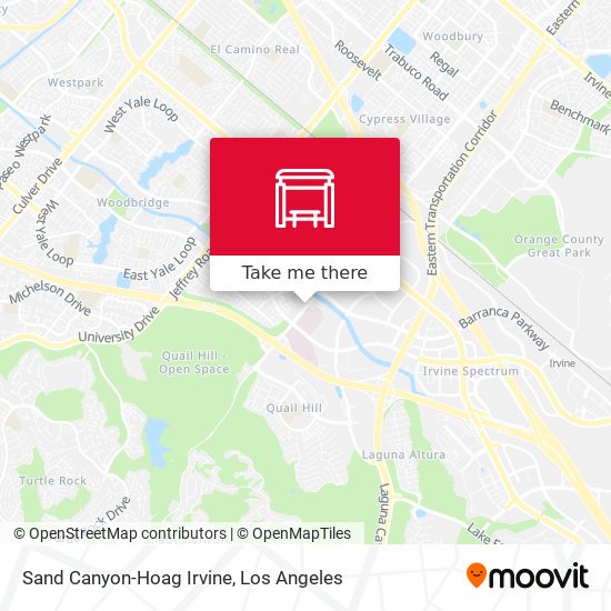 Mapa de Sand Canyon-Hoag Irvine