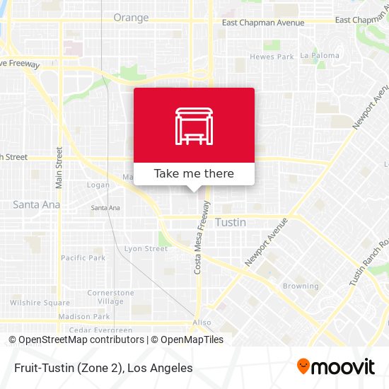 Fruit-Tustin (Zone 2) map