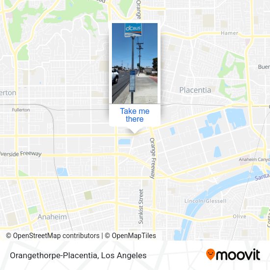 Mapa de Orangethorpe-Placentia