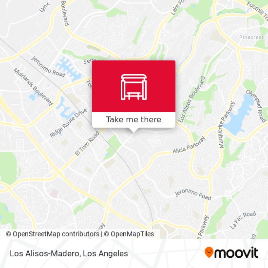 Mapa de Los Alisos-Madero