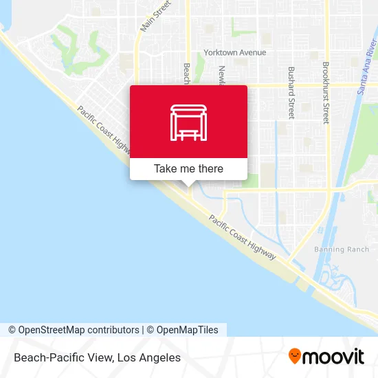 Beach-Pacific View map