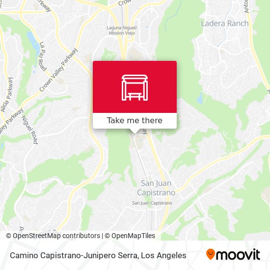 Mapa de Camino Capistrano-Junipero Serra