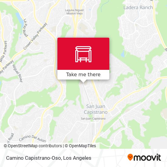 Camino Capistrano-Oso map