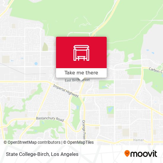 Mapa de State College-Birch