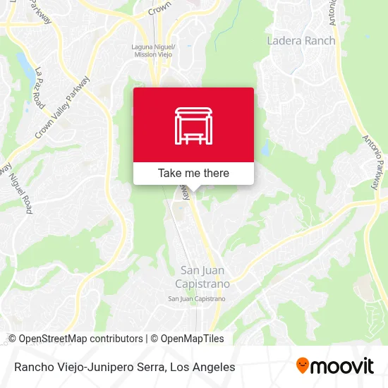 Rancho Viejo-Junipero Serra map