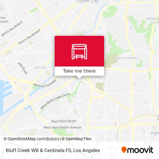 Mapa de Bluff Creek WB & Centinela FS
