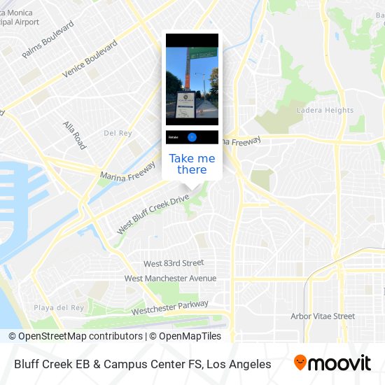 Bluff Creek EB & Campus Center FS map