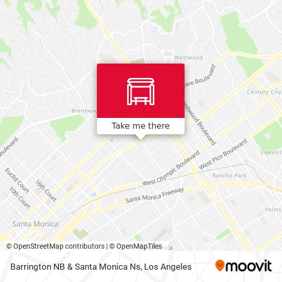 Mapa de Barrington NB & Santa Monica Ns