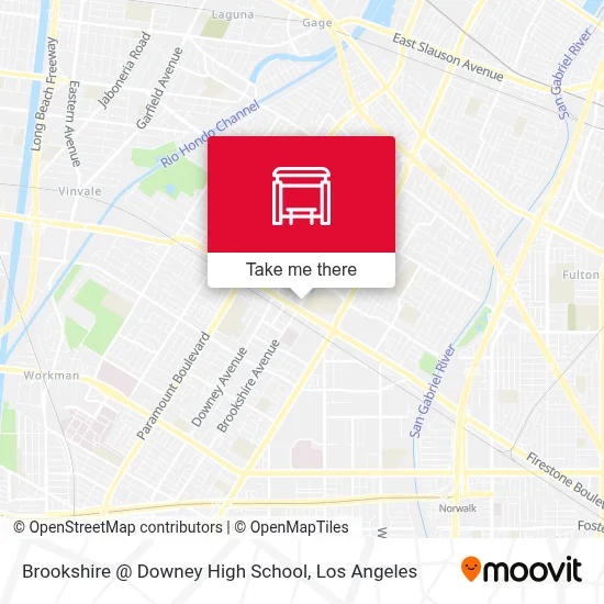 Brookshire @ Downey High School map