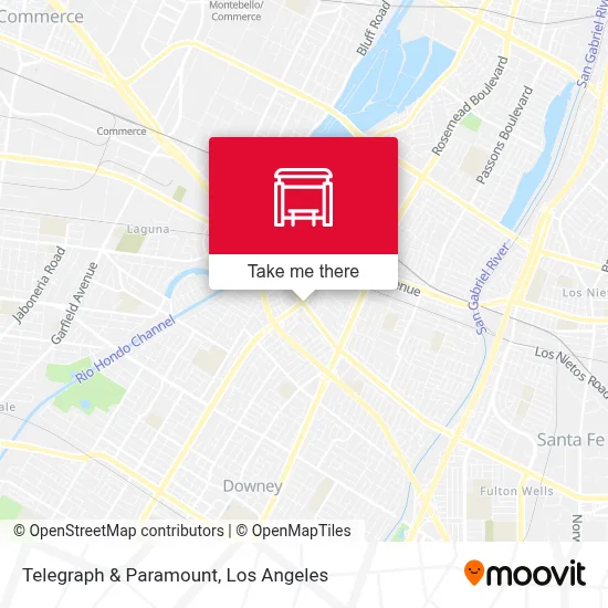 Telegraph & Paramount map