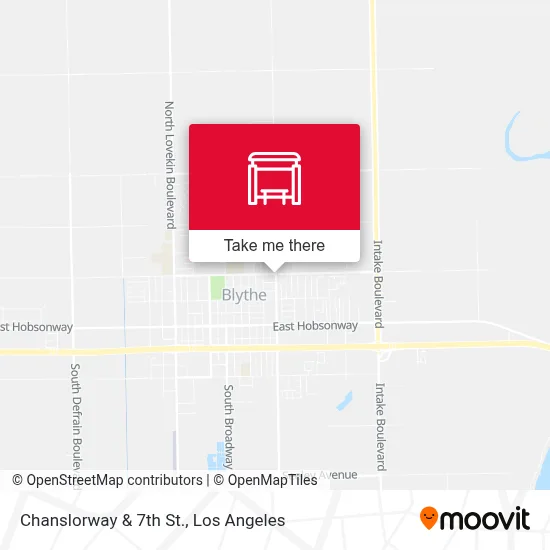 Chanslorway & 7th St. map