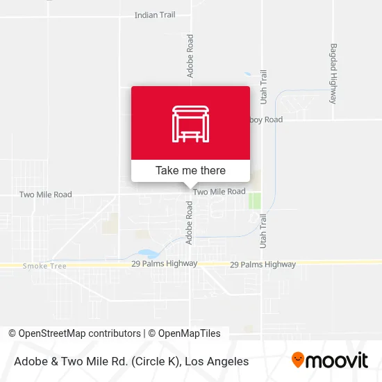 Adobe & Two Mile Rd. (Circle K) map