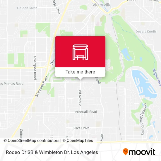 Rodeo Dr SB & Wimbleton Dr map