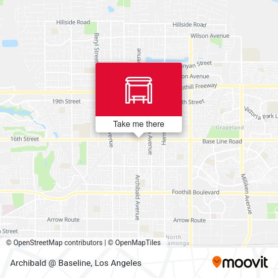 Archibald @ Baseline map