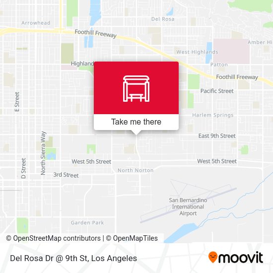 Del Rosa Dr @ 9th St map