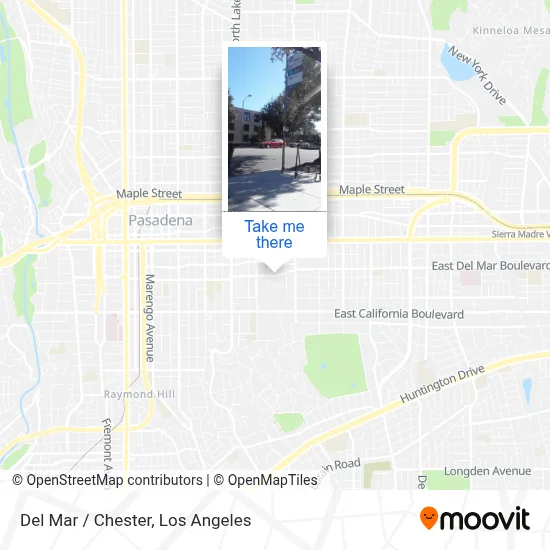 Del Mar / Chester map