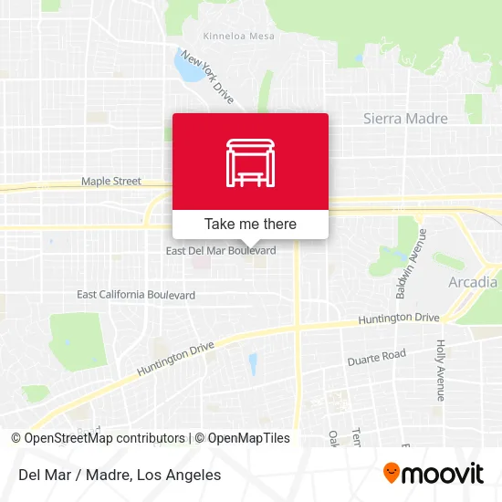Del Mar / Madre map