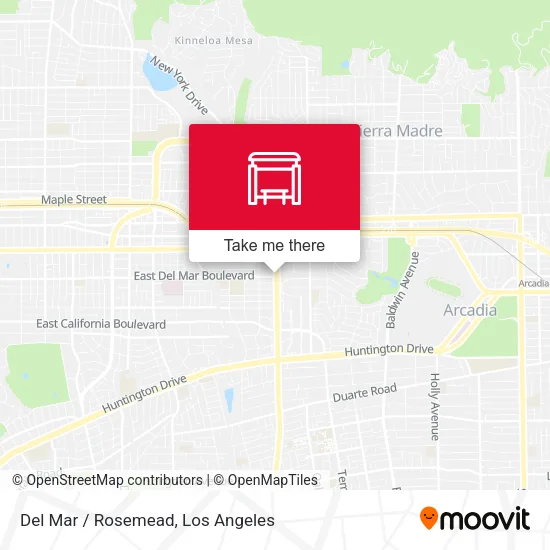 Del Mar / Rosemead map