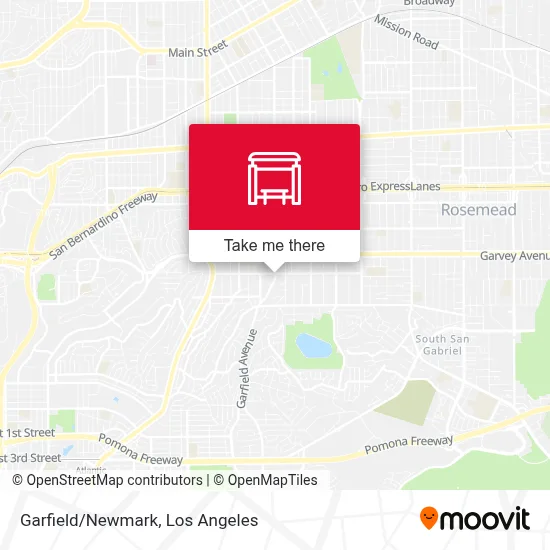 Garfield/Newmark map