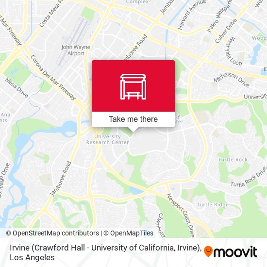 Irvine (Crawford Hall - University of California, Irvine) map