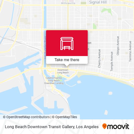 Mapa de Long Beach Downtown Transit Gallery