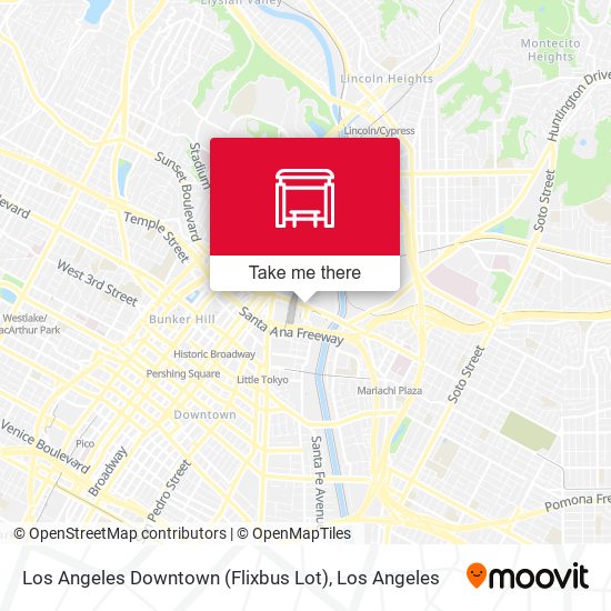 Los Angeles Downtown (Flixbus Lot) map