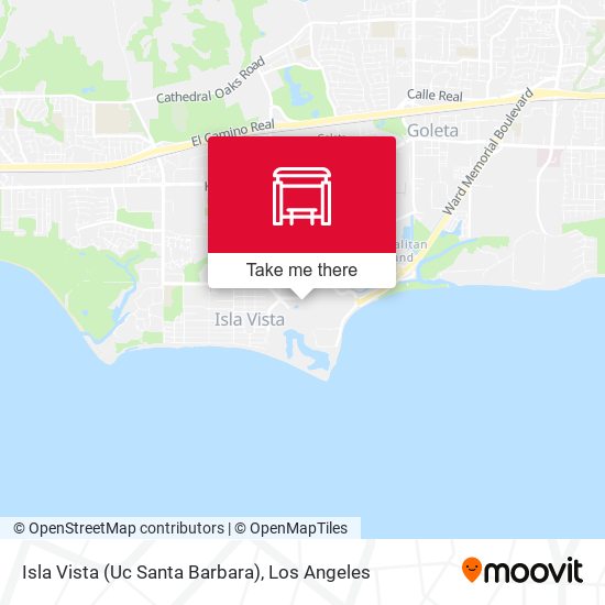 Mapa de Isla Vista (Uc Santa Barbara)