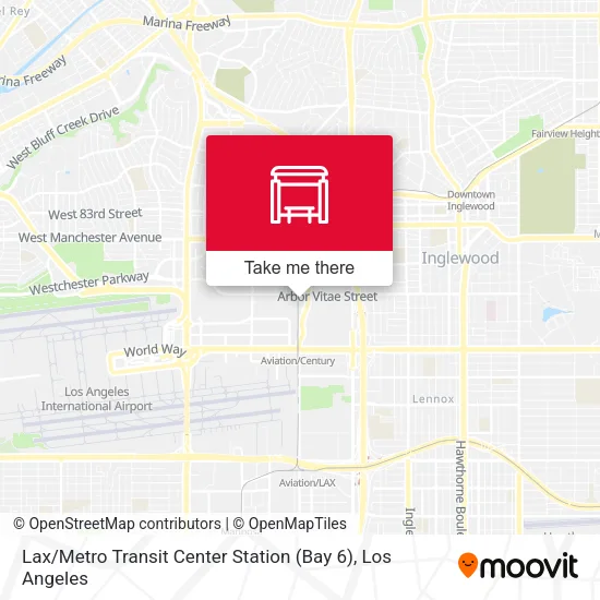 Mapa de Lax / Metro Transit Center Station (Bay 6)