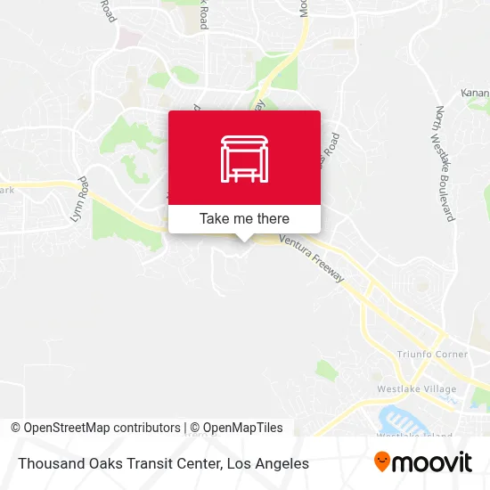 Thousand Oaks Transit Center map