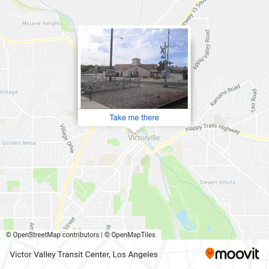 Victor Valley Transit Center map