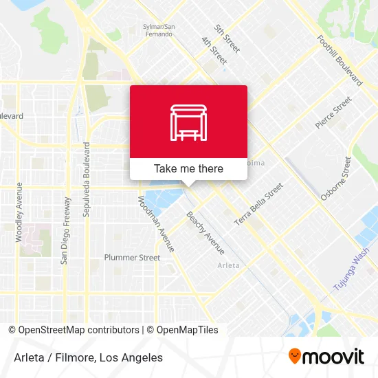Arleta / Filmore map