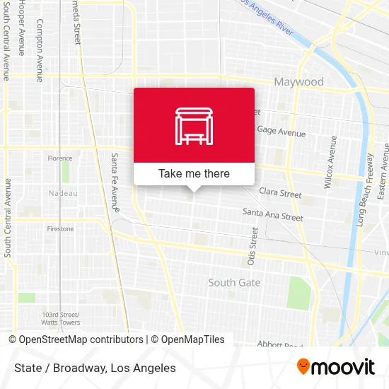 State / Broadway map