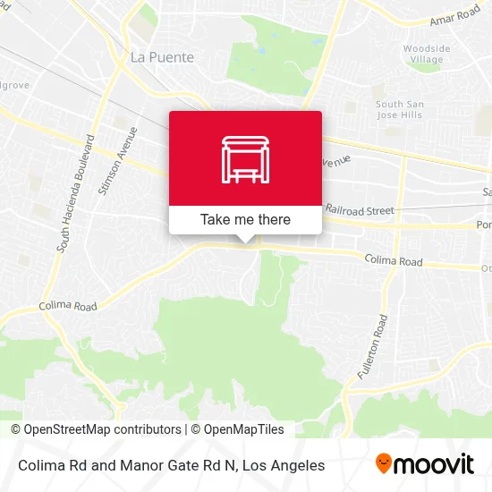 Colima Rd and Manor Gate Rd N map