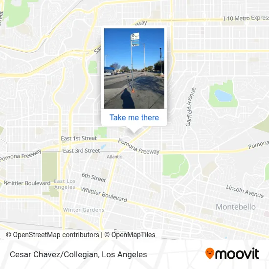 Mapa de Cesar Chavez/Collegian