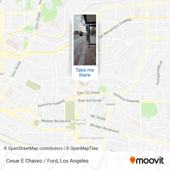 Cesar E Chavez / Ford map