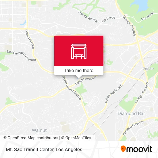 Mt. Sac Transit Center map