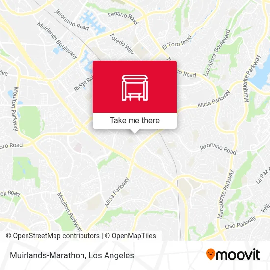 Muirlands-Marathon map