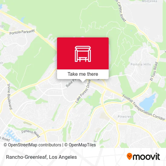 Rancho-Greenleaf map