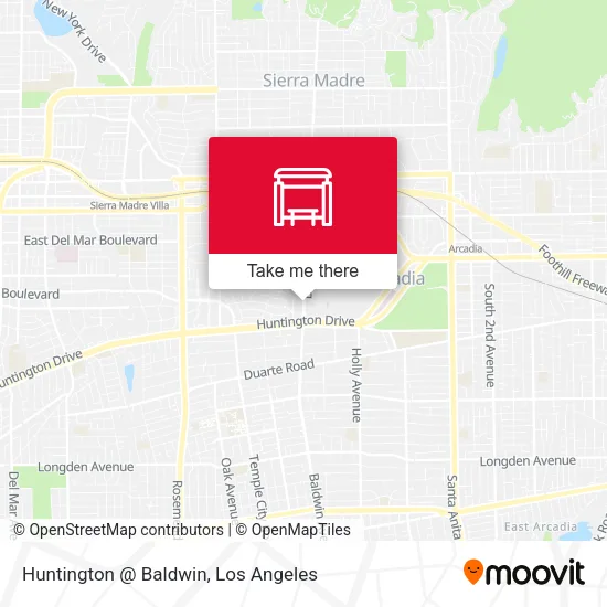Huntington @ Baldwin map