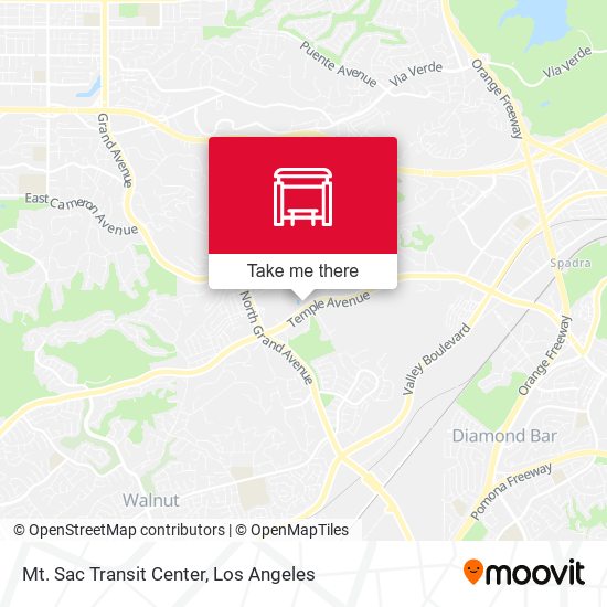 Mapa de Mt. Sac Transit Center
