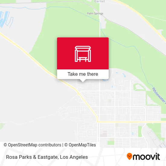 Rosa Parks & Eastgate map