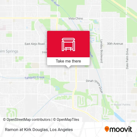 Ramon at Kirk Douglas map