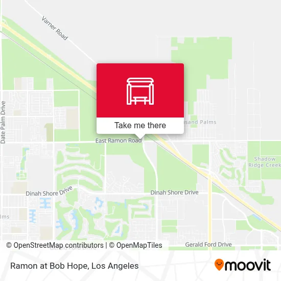 Ramon at Bob Hope map