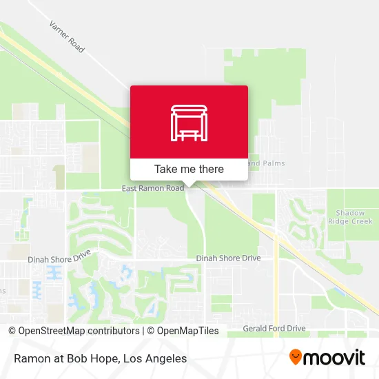 Ramon at Bob Hope map