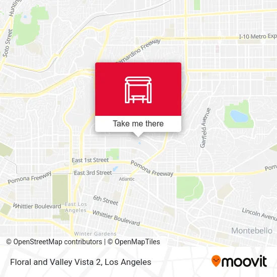 Floral and Valley Vista 2 map