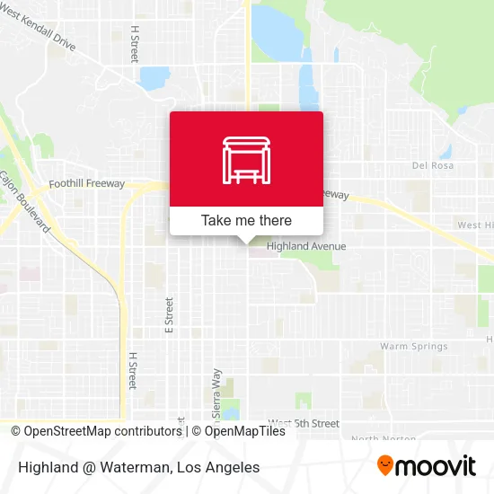 Highland @ Waterman map