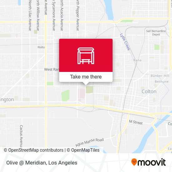 Olive @ Meridian map