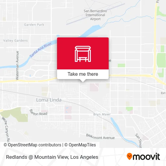 Redlands @ Mountain View map