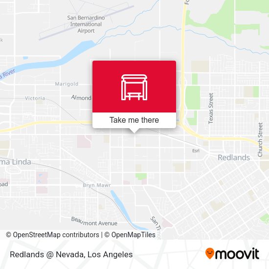 Redlands @ Nevada map