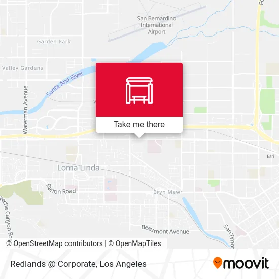 Redlands @ Corporate map